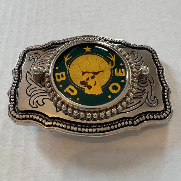 ELKS Accessories Bpoe Elks Memorabilia Silver Belt Buckle Poshmark